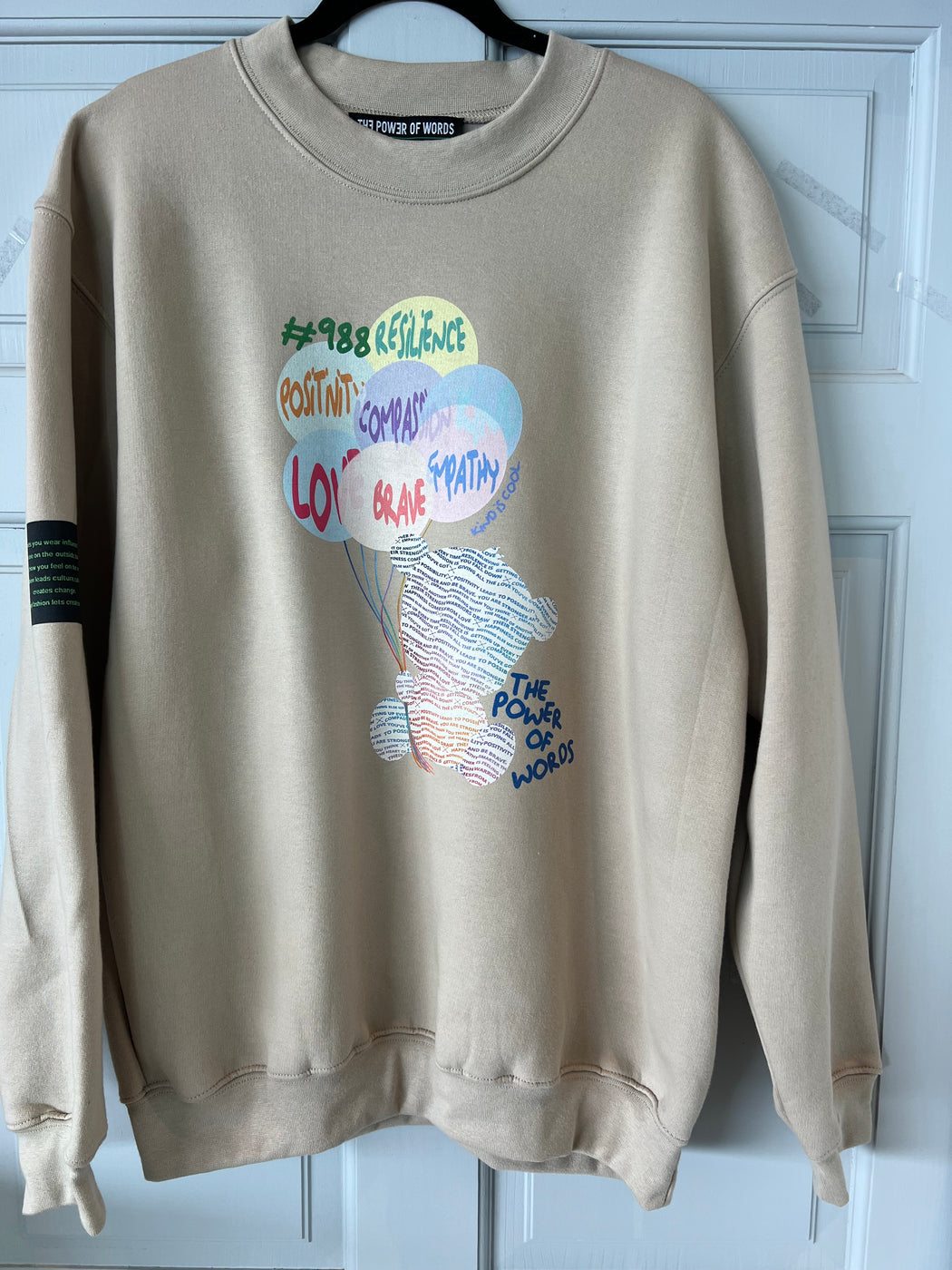 Teddy Adult Crewneck in Sand