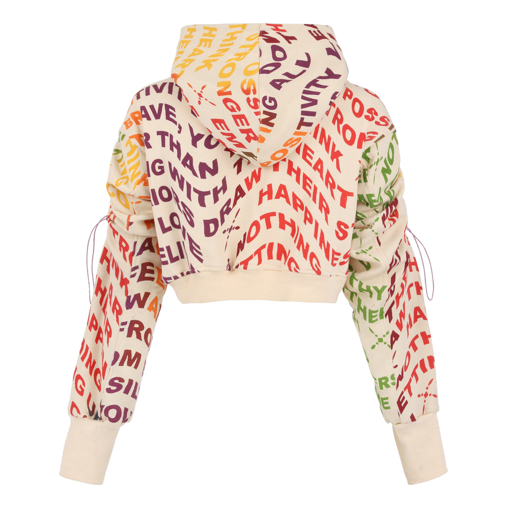 Cropped hoodie for women