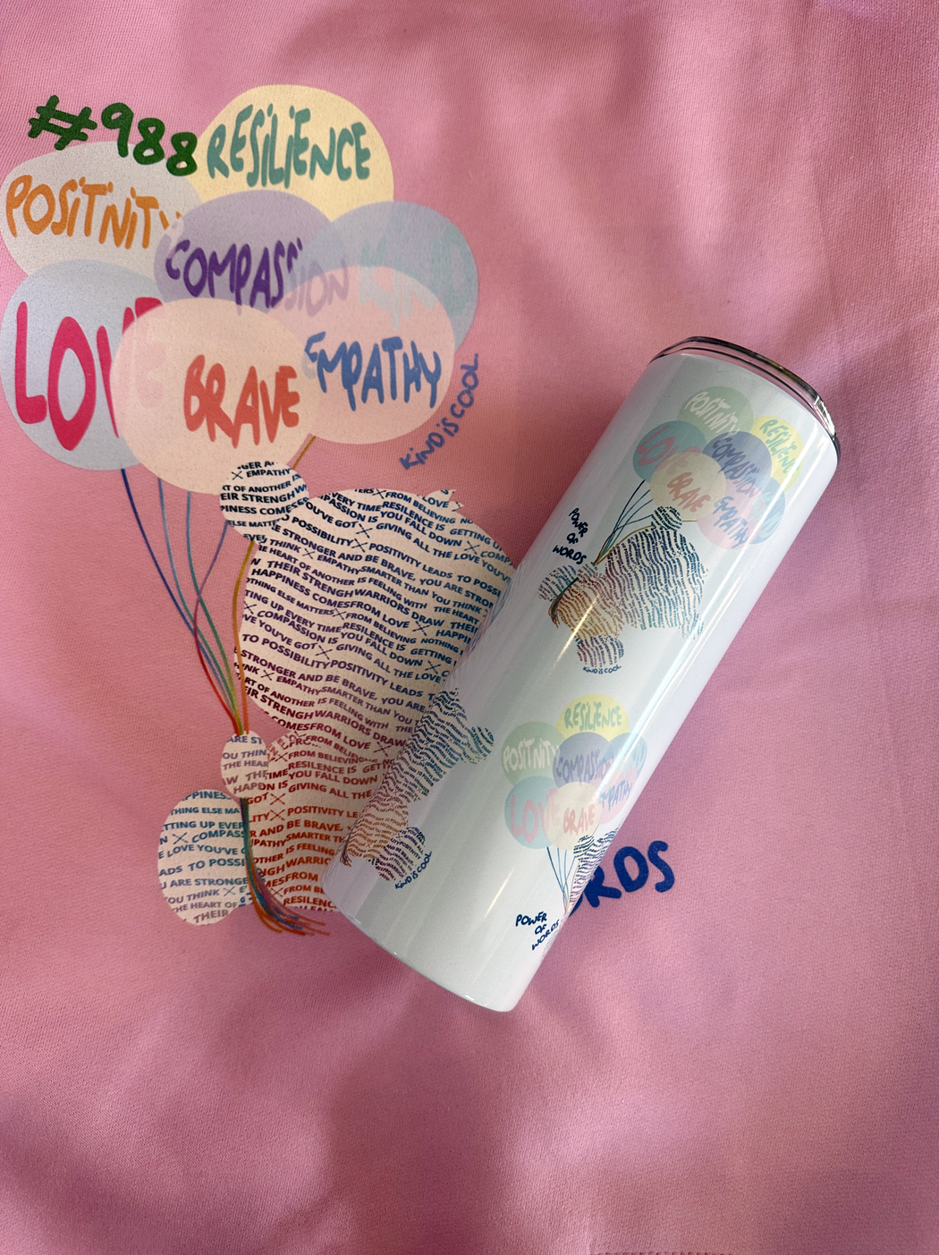 Insulated 20oz Tumbler with Teddy Print