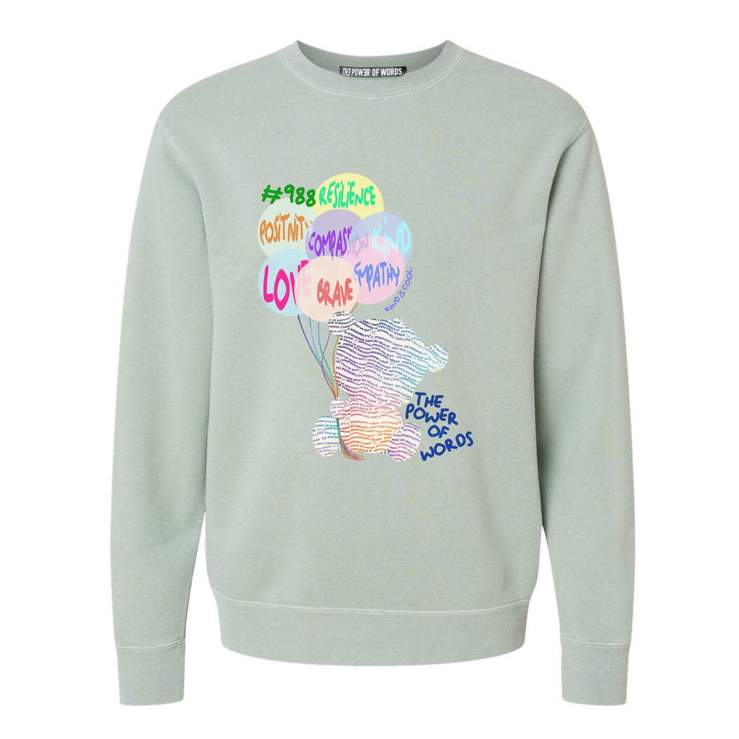 Teddy Crewneck in Sage