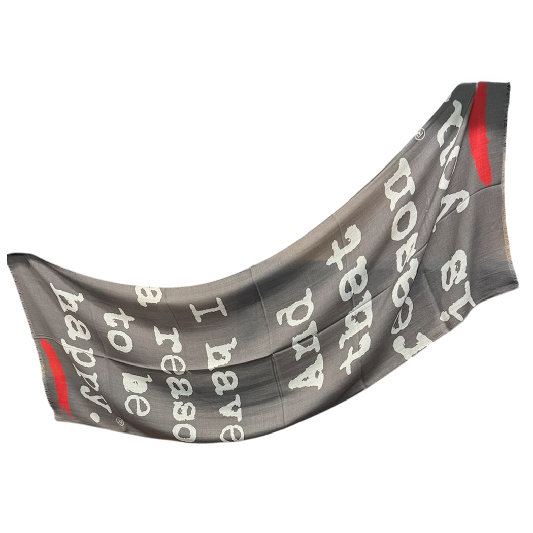 Printed Wool Scarf
