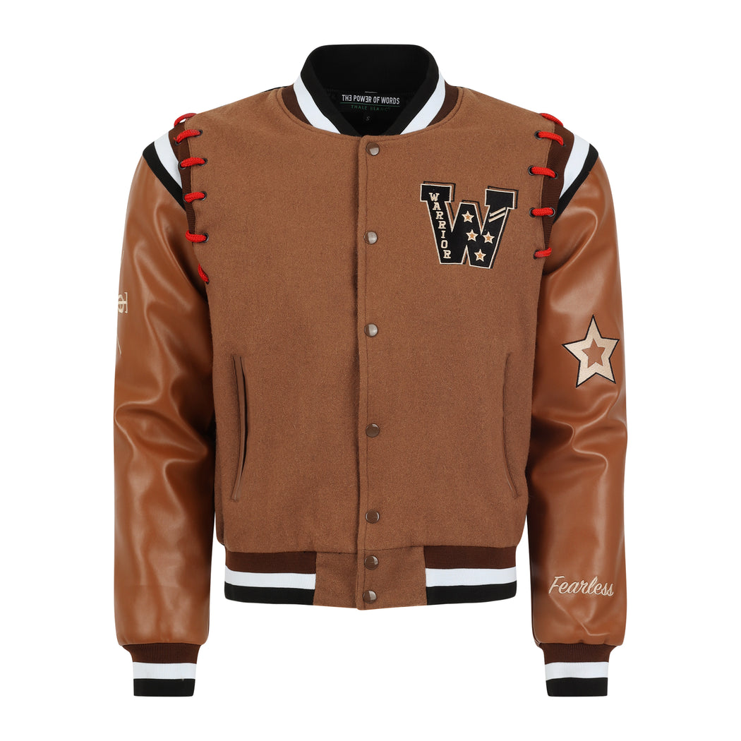 varsity bomber jacket