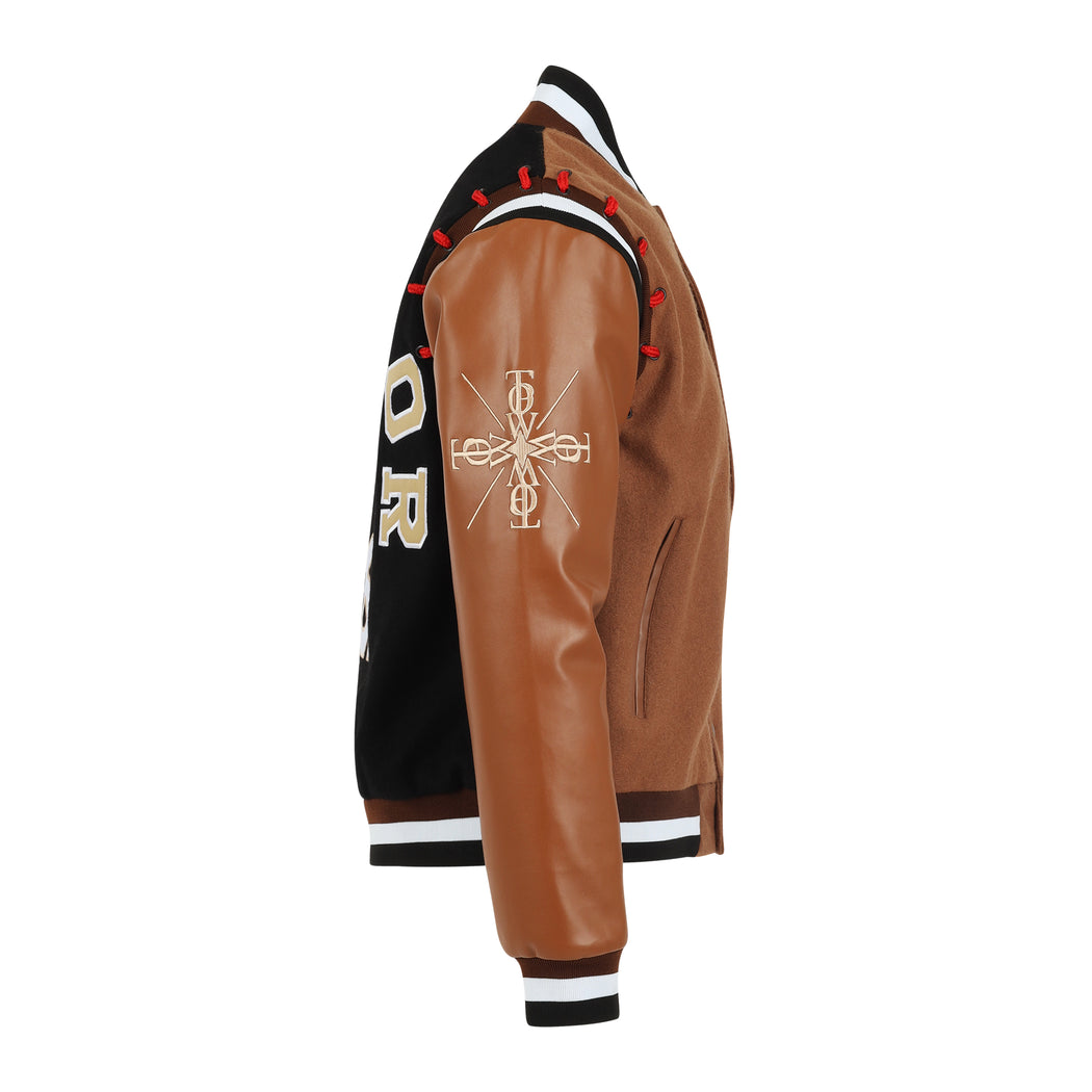 embroidered varsity jacket