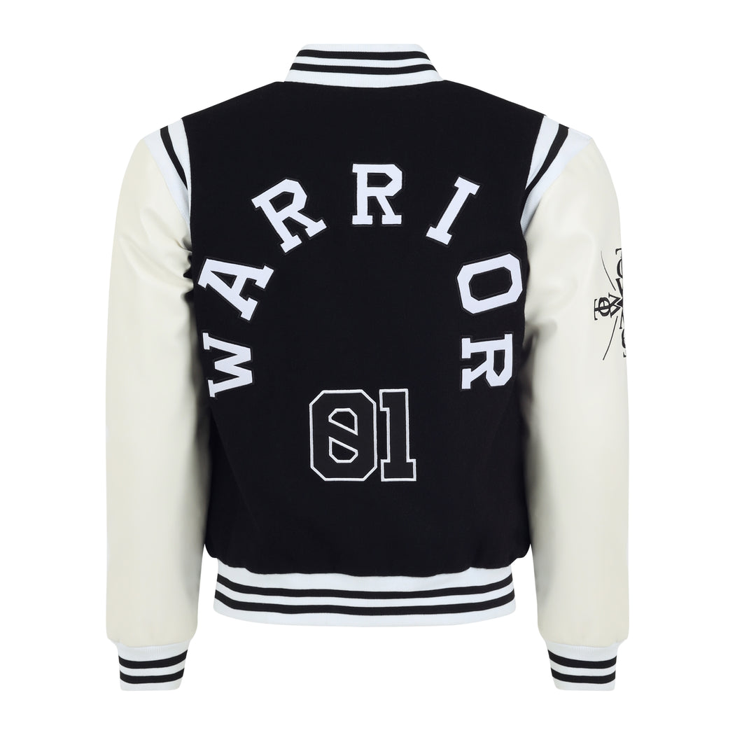 embroidered varsity jacket