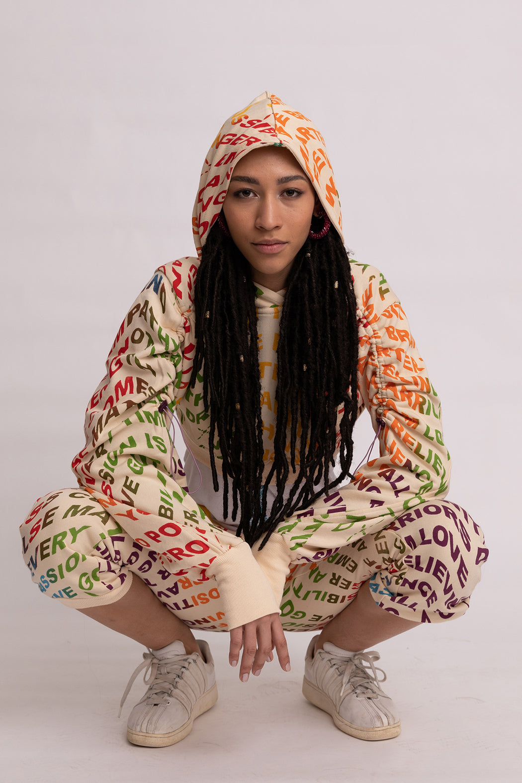 Womens cuffed joggers