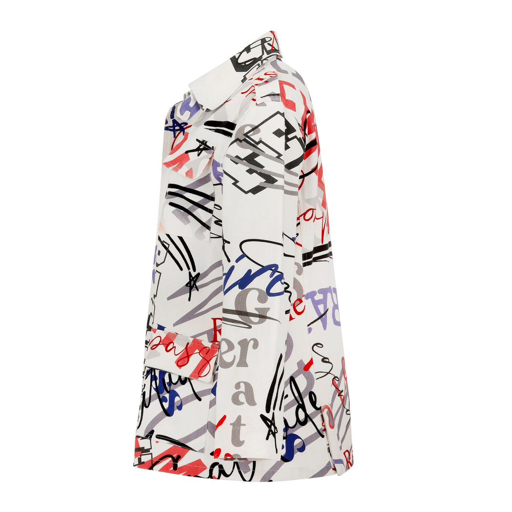 Women's Brave Safari Shirt in Off-White