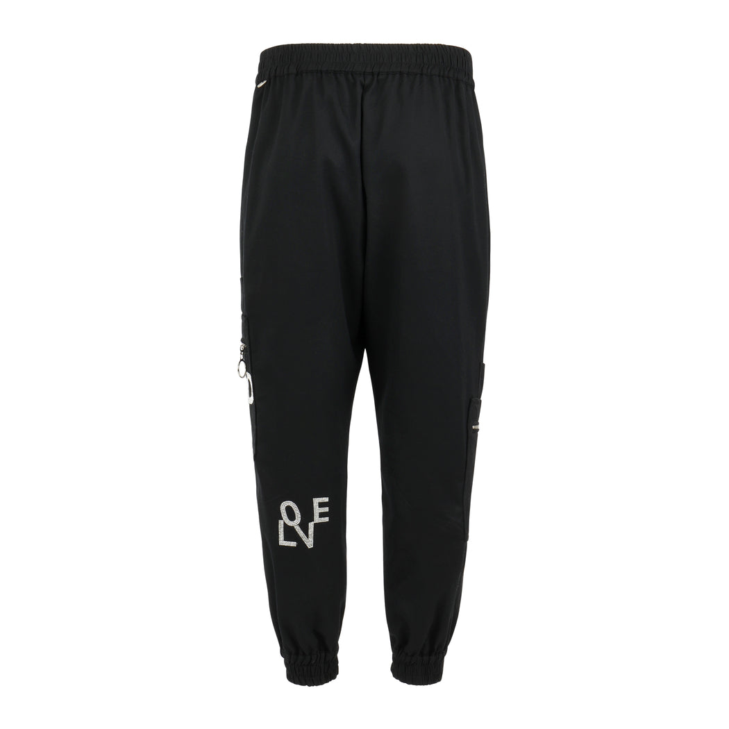 Speak Out Jogger in Black