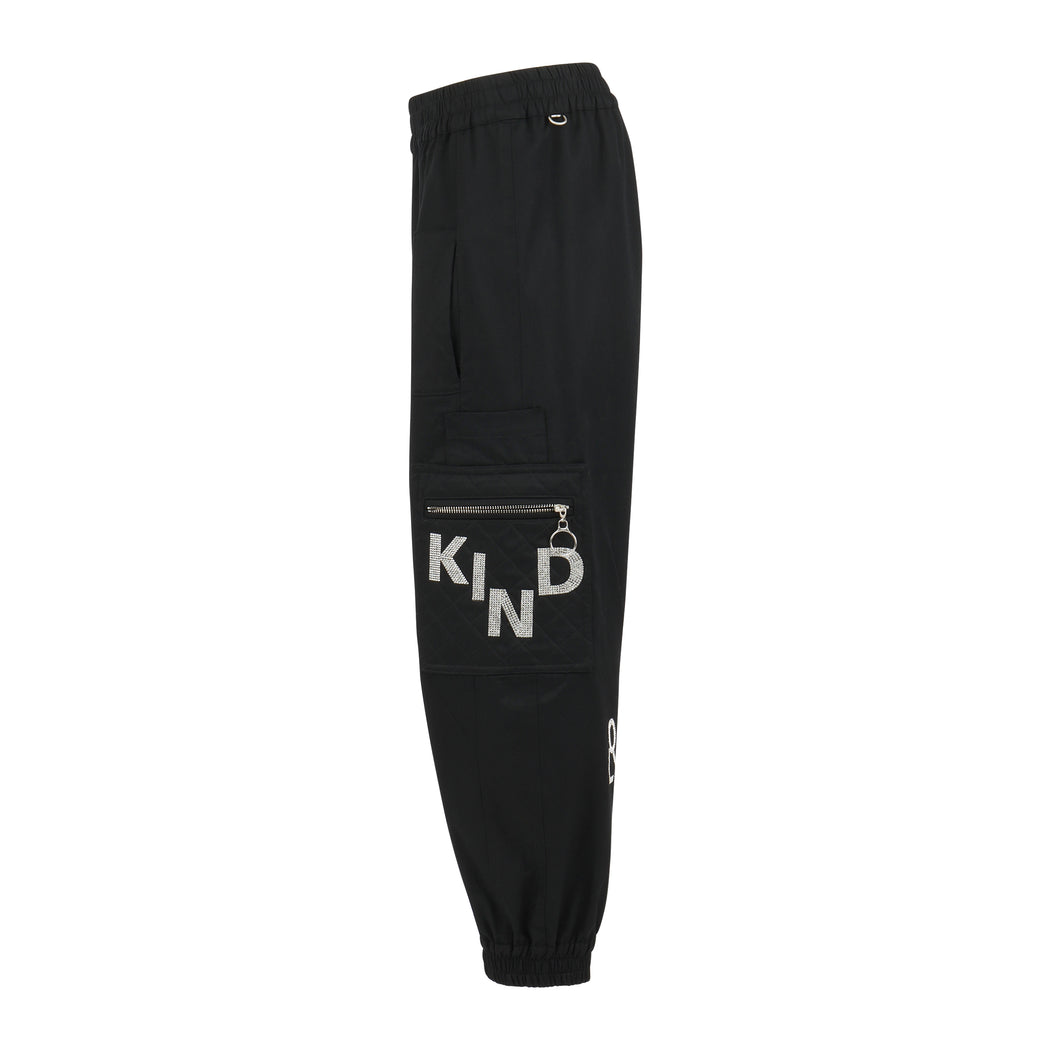 Speak Out Jogger in Black