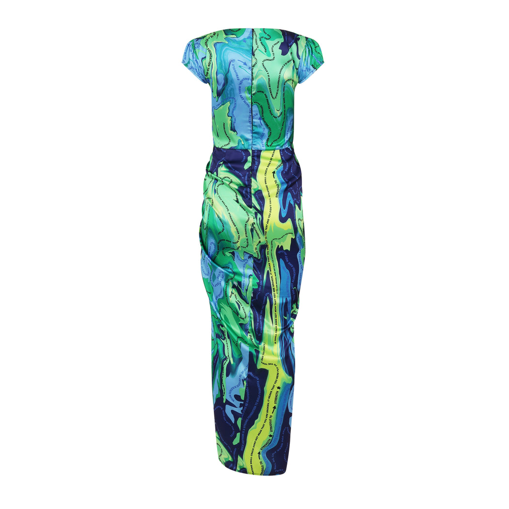 Silk Rouched Empowerment Dress