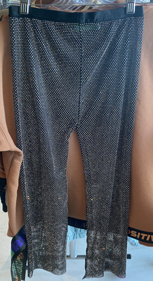 Shine Pants in Black